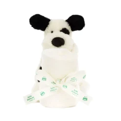 Bashful Black & Cream Puppy Soother