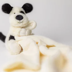 Bashful Black & Cream Puppy Soother