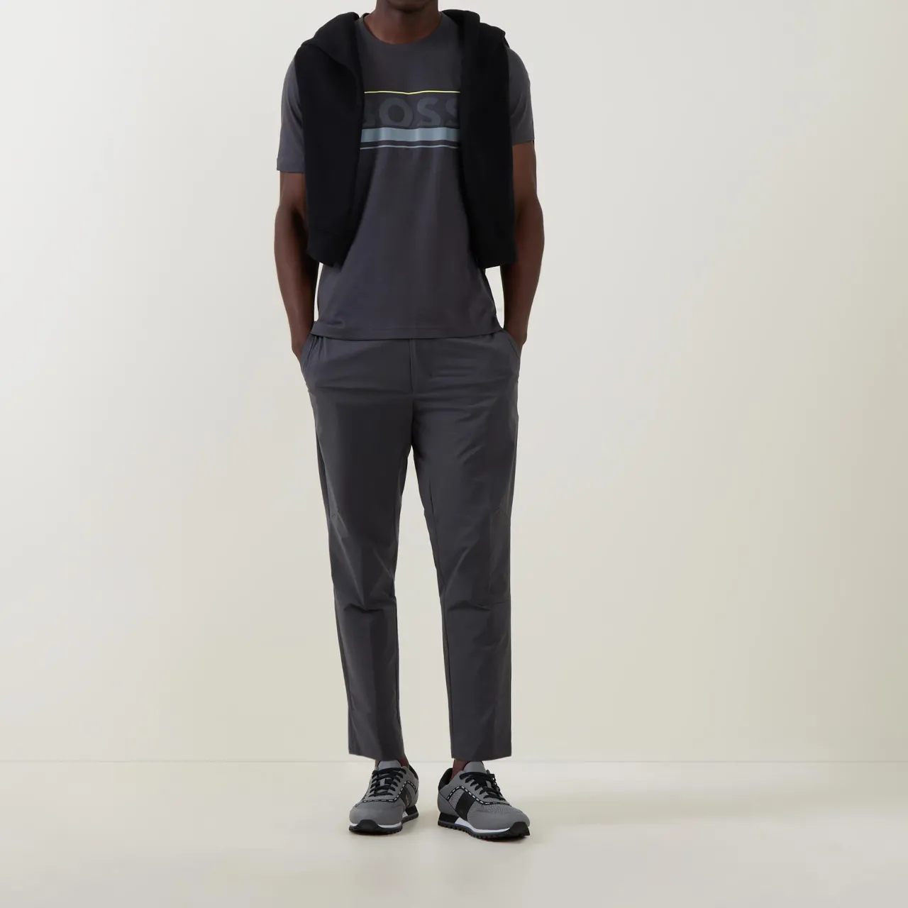 Sale BOSS Basin Solotex Drawstring Trousers