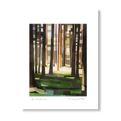 Sale FAB COW Be Still. Be Here Mounted Print