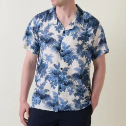 New BOSS Beach Print Shirt