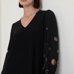 Sale JOSEPH RIBKOFF Bead Embellished Blouse