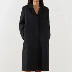 Discount STINE GOYA Beaded Jacquard Coat