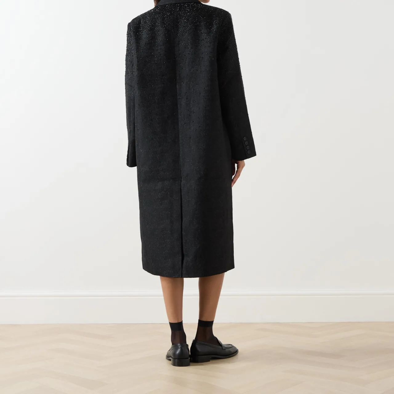 Discount STINE GOYA Beaded Jacquard Coat