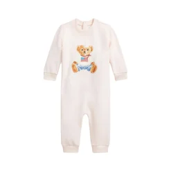 Hot POLO RALPH LAUREN Bear Logo Coveralls 1-9 Months