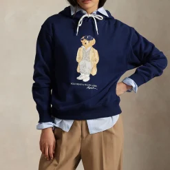 Outlet POLO RALPH LAUREN Bear Logo Drawstring Hoodie
