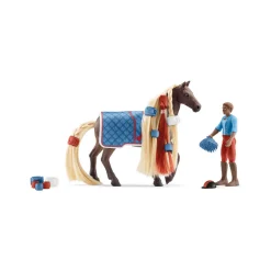 Hot SCHLEICH Beauty Horse Leo And Rocky Set