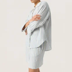 Hot SOAKED IN LUXURY Belira Striped Shirt