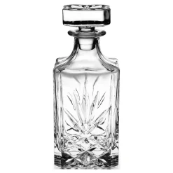 Belvedere Whiskey Decanter & 6 Glasses