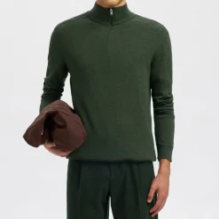 Best SELECTED HOMME Berg Half-Zip Sweater