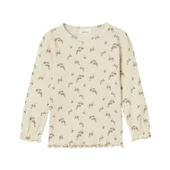 Discount LIL ATELIER Berry Ribbed Long-Sleeved T-Shirt