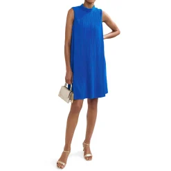 Betsie Plisse Mini Swing Dress