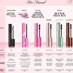 Hot TOO FACED Better Than Sex Waterproof Mascara