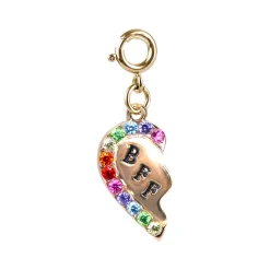 Sale CHARM IT BFF Broken Heart Gold