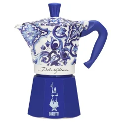 Bialetti x Dolce & Gabbana Moka Express 6 Cup Mediterranean Blue