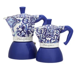 Bialetti x Dolce & Gabbana Moka Induction 4 Cup Mediterranean Blue
