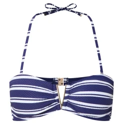 Biarritz V-Bar Striped Bikini Top