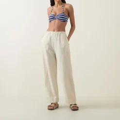 Biarritz V-Bar Striped Bikini Top