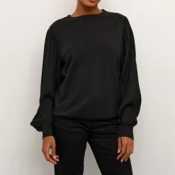 Bishop-Sleeve Sweater