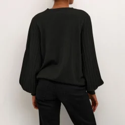 Bishop-Sleeve Sweater