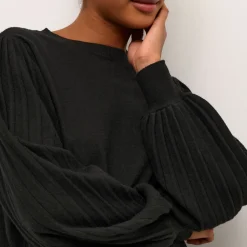 Bishop-Sleeve Sweater