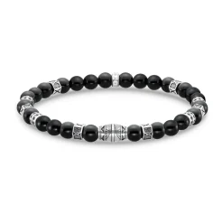 Black Onyx Beaded Bracelet