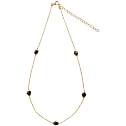 Black Onyx Stepping Stone Necklace