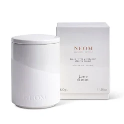 Best NEOM WELLBEING Black Pepper & Bergamot Two-Wick Scented Candle 320g