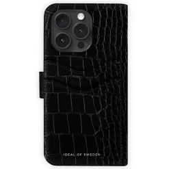 Online IDEAL OF SWEDEN Black Wallet Case iPhone 16 Pro