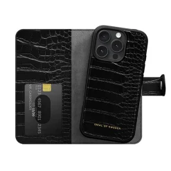 Online IDEAL OF SWEDEN Black Wallet Case iPhone 16 Pro