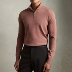 Best REISS Blackhall Merino Wool Half-Zip Sweater