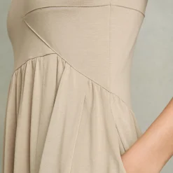 Blake Asymmetric Flared Dress