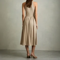 Blake Asymmetric Flared Dress