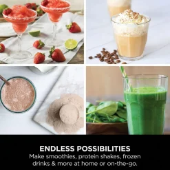 Fashion NINJA Blast Cordless Portable Blender Purple