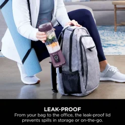 Fashion NINJA Blast Cordless Portable Blender Purple