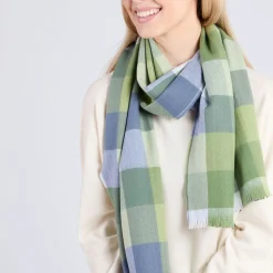 Block Check Extra Fine Scarf