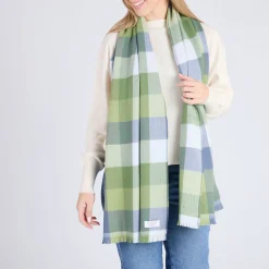 Block Check Extra Fine Scarf