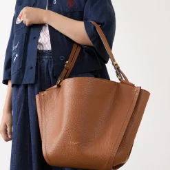 Fashion GIANNI CHIARINI Bloom Leather Tote Bag