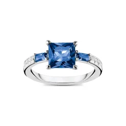 Sale THOMAS SABO Blue & White Stones Ring