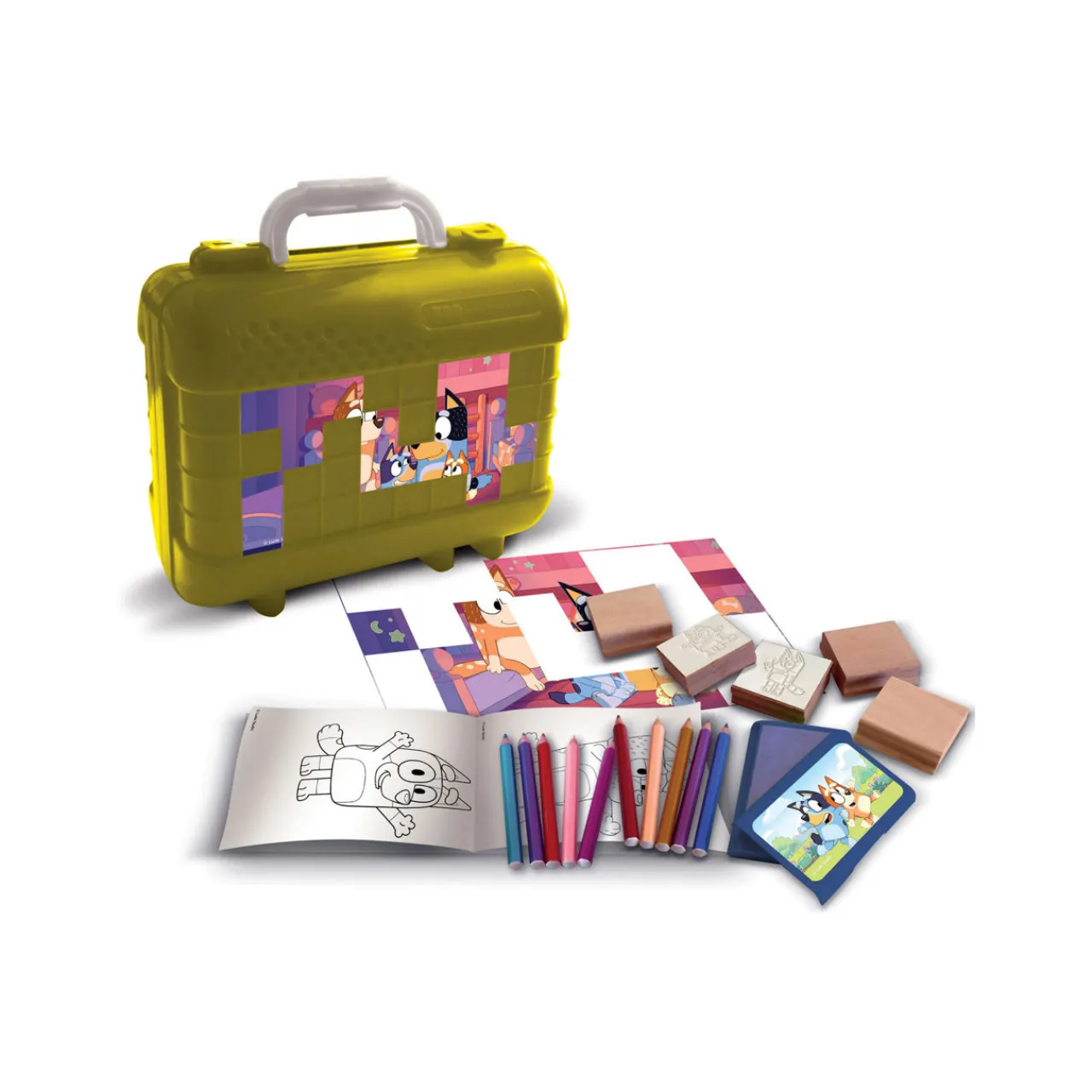 New MULTIPRINT Bluey Travel Art Set