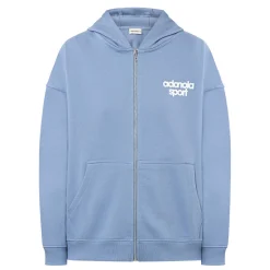 Bold Logo Oversized Zip Hoodie