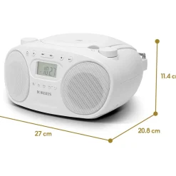 Boom box Cd Player White