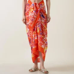 Border Pareo Floral Sarong