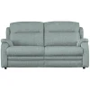 Boston Large Static Two Seater Sofa Edith Aqua
