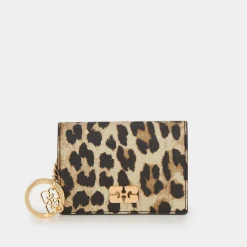 Bou Leopard Small Flap Wallet