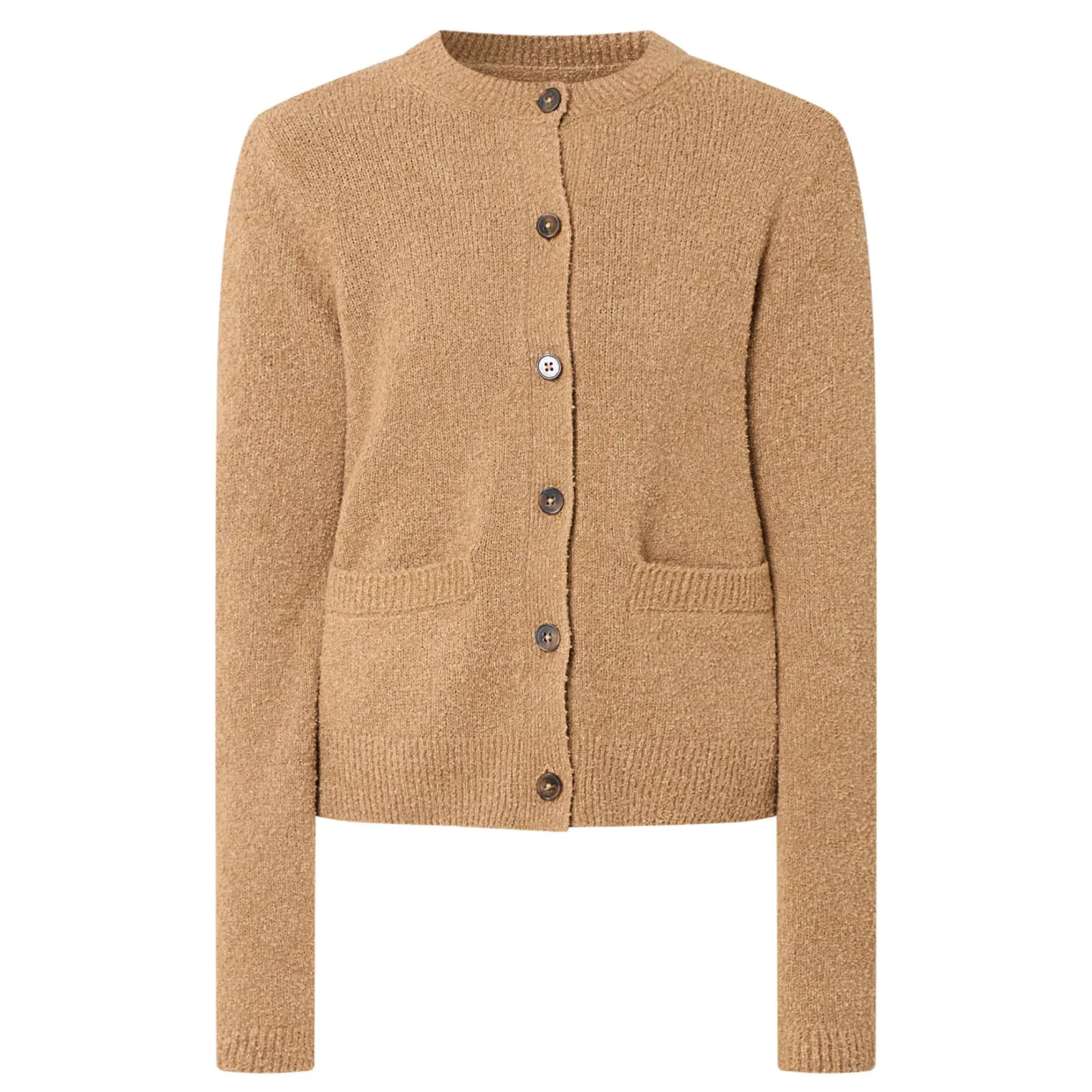 Bouclé Knitted Cardigan