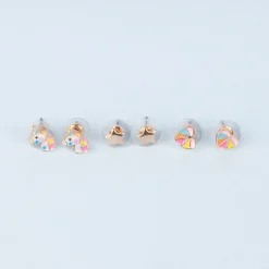 Boutique Cheerful Studded Earrings Set of Three