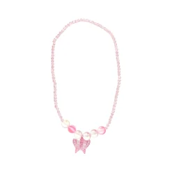 Boutique Holo Pink Crystal Necklace