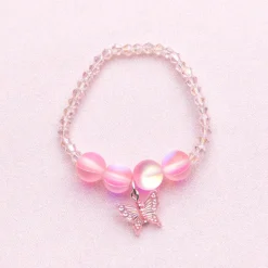 Online GREAT PRETENDERS Boutique Holo Pink Crystal Two-Piece Bracelet & Necklace Set