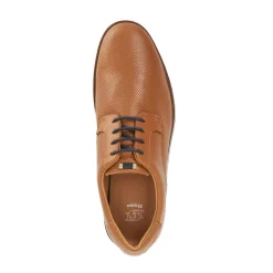 Bow Leather Lace-Up Shoes